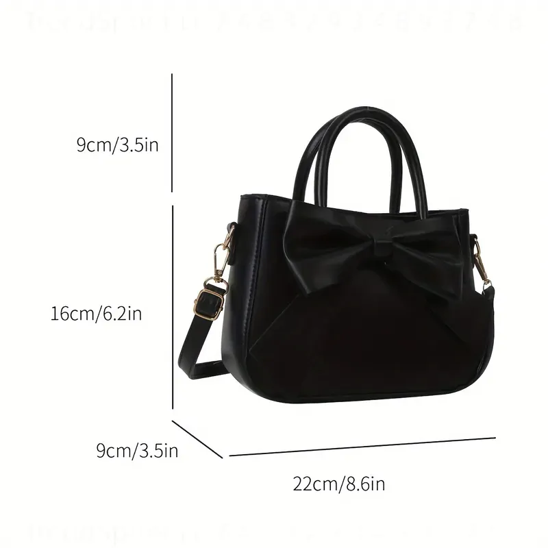 Elegant Black Bow Handbag for  - Women'S Work Fashion review and price