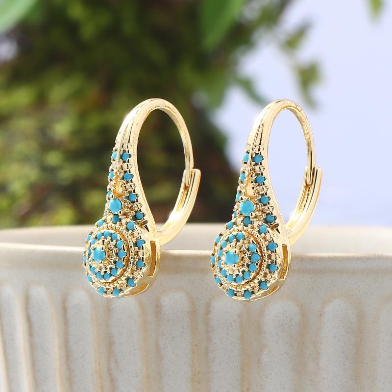 Ethnic Creative Turquoise Earr - Women Formal Wear Ethnic review and price