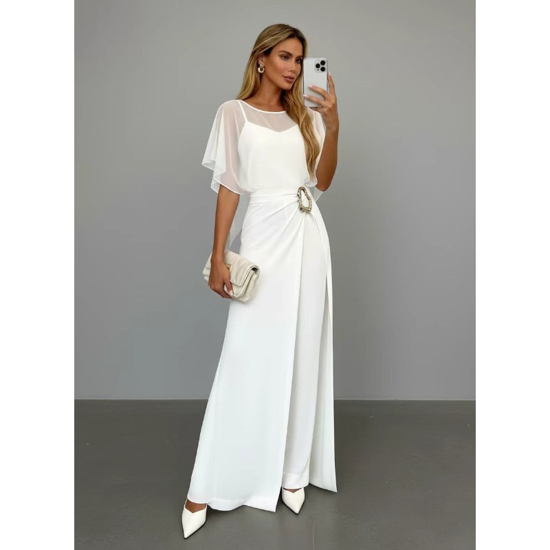 2026 New Women White Chiffon J - Female Formal Wear review and price