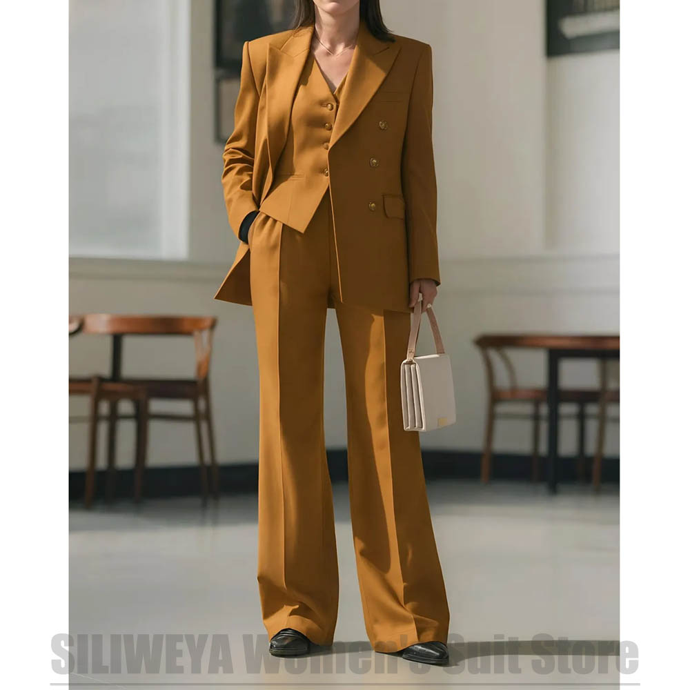 Women's Suit 3 Piece Double Br - Women Formal Wear Tailor review and price