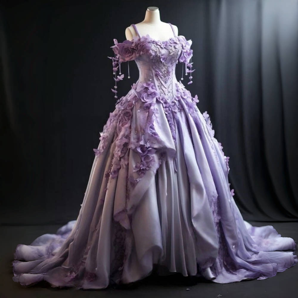 Elegant Floral Victorian Prom  - Victorian Women'S Formal Wear review and price
