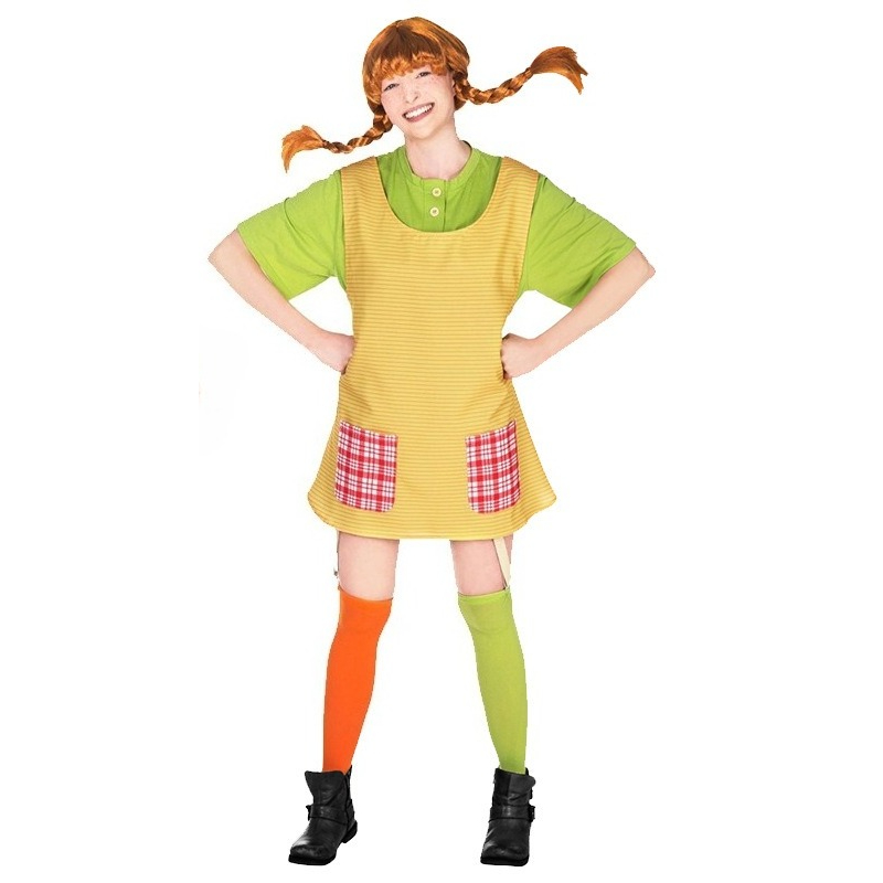 Pippi Longstocking Cosplay Cos - Women'S Green Formal Wear review and price