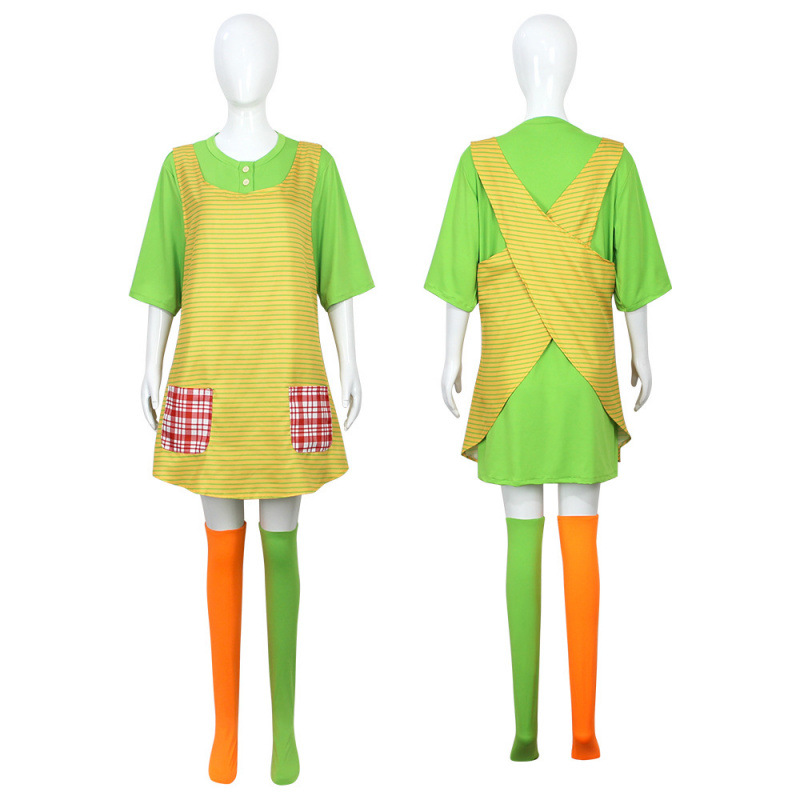Pippi Longstocking Cosplay Cos - Women'S Green Formal Wear review and price