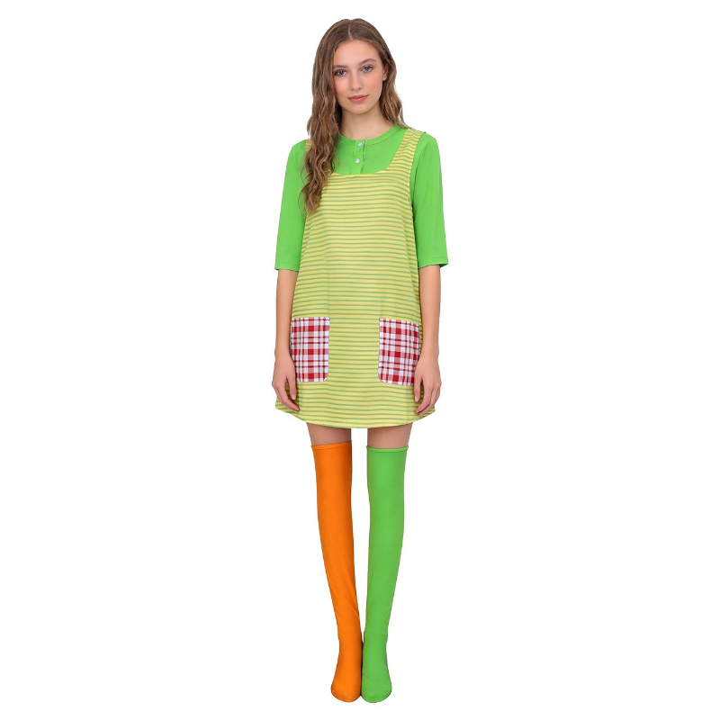 Pippi Longstocking Cosplay Cos - Women'S Green Formal Wear review and price