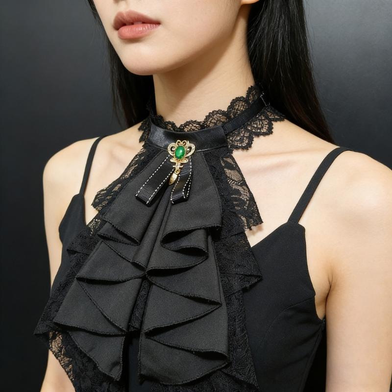 Victorian Lace Faux Collar for - Victorian Women'S Formal Wear review and price
