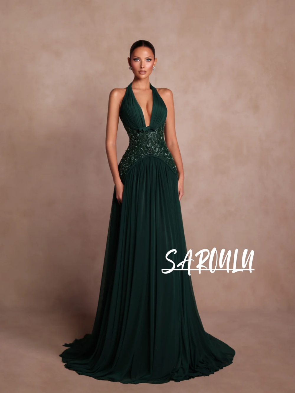 Plus Size Green A Line Evening - Women'S Green Formal Wear review and price