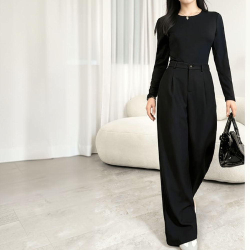 Women Wide Leg Suit Pants High - Women Formal Wear Tailor review and price
