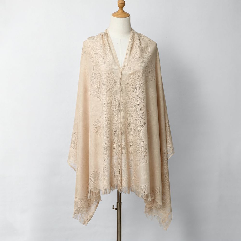 Summer Women Hollow Out Shawl  - Women Formal Wear Ethnic review and price