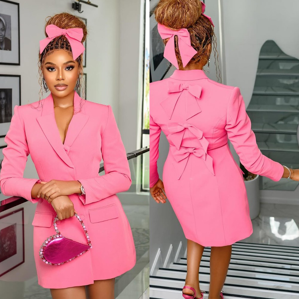 Customized Pink Women Blazer D - Women'S Formal Jackets To Wear With Dresses review and price