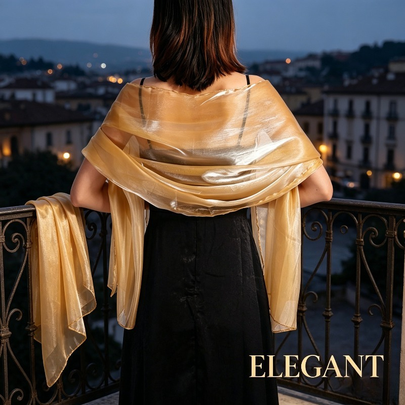 Elegant Solid Color Shawl for  - Female Formal Wear review and price