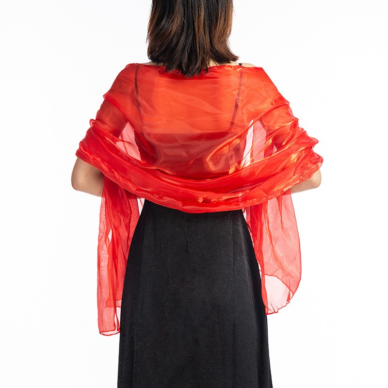 Elegant Solid Color Shawl for  - Female Formal Wear review and price