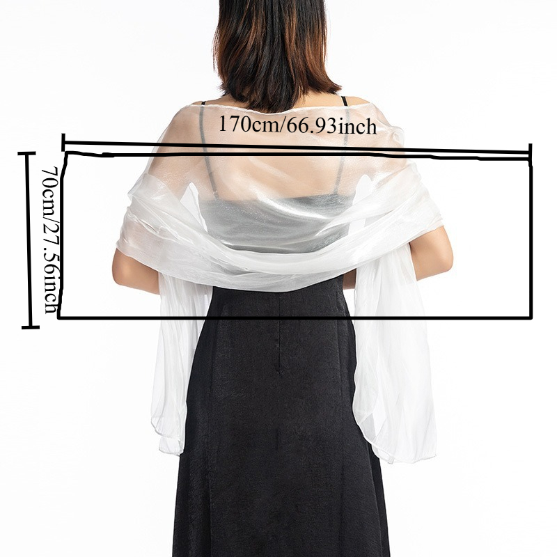 Elegant Solid Color Shawl for  - Female Formal Wear review and price