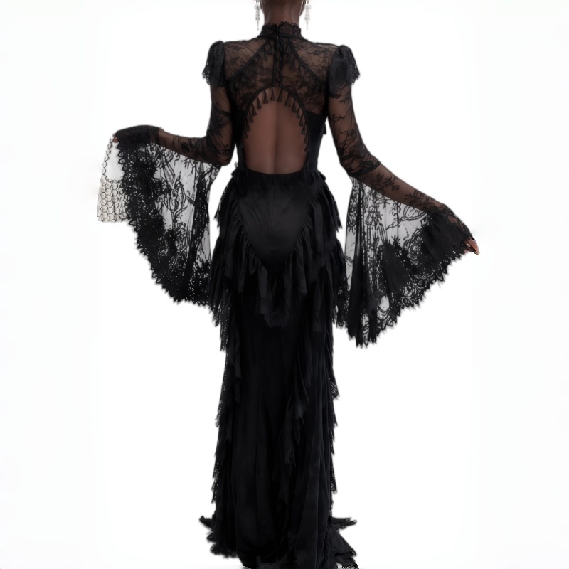 Lace High Black Mermaid Formal - Victorian Women'S Formal Wear review and price