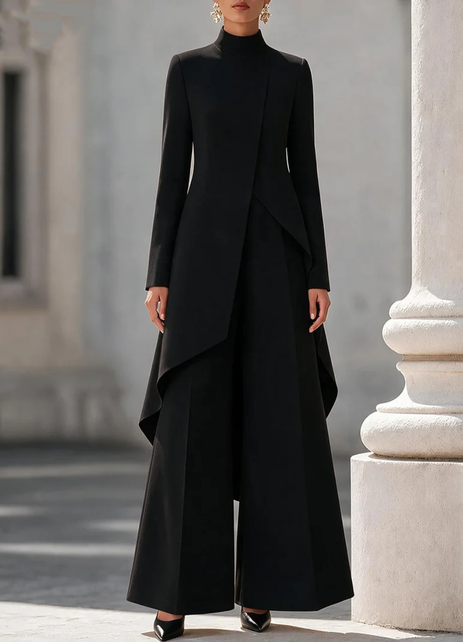 Women Two Piece Outfit Mock Ne - Female Formal Wear review and price