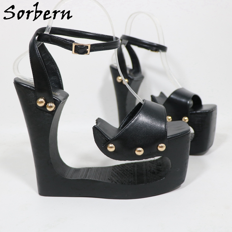 Sorbern Black Hollow Out Wedge - Women'S Work Fashion review and price