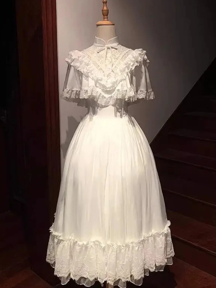 Vintage White Lolita Dress Wit - Victorian Women'S Formal Wear review and price